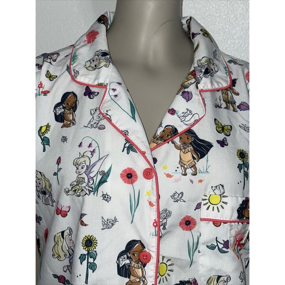 DISNEY STORE ANIMATORS COLLECTION DISNEY PRINCESS PAJAMA PJ SET FOR WOMEN SZ SM - Picture 4 of 16